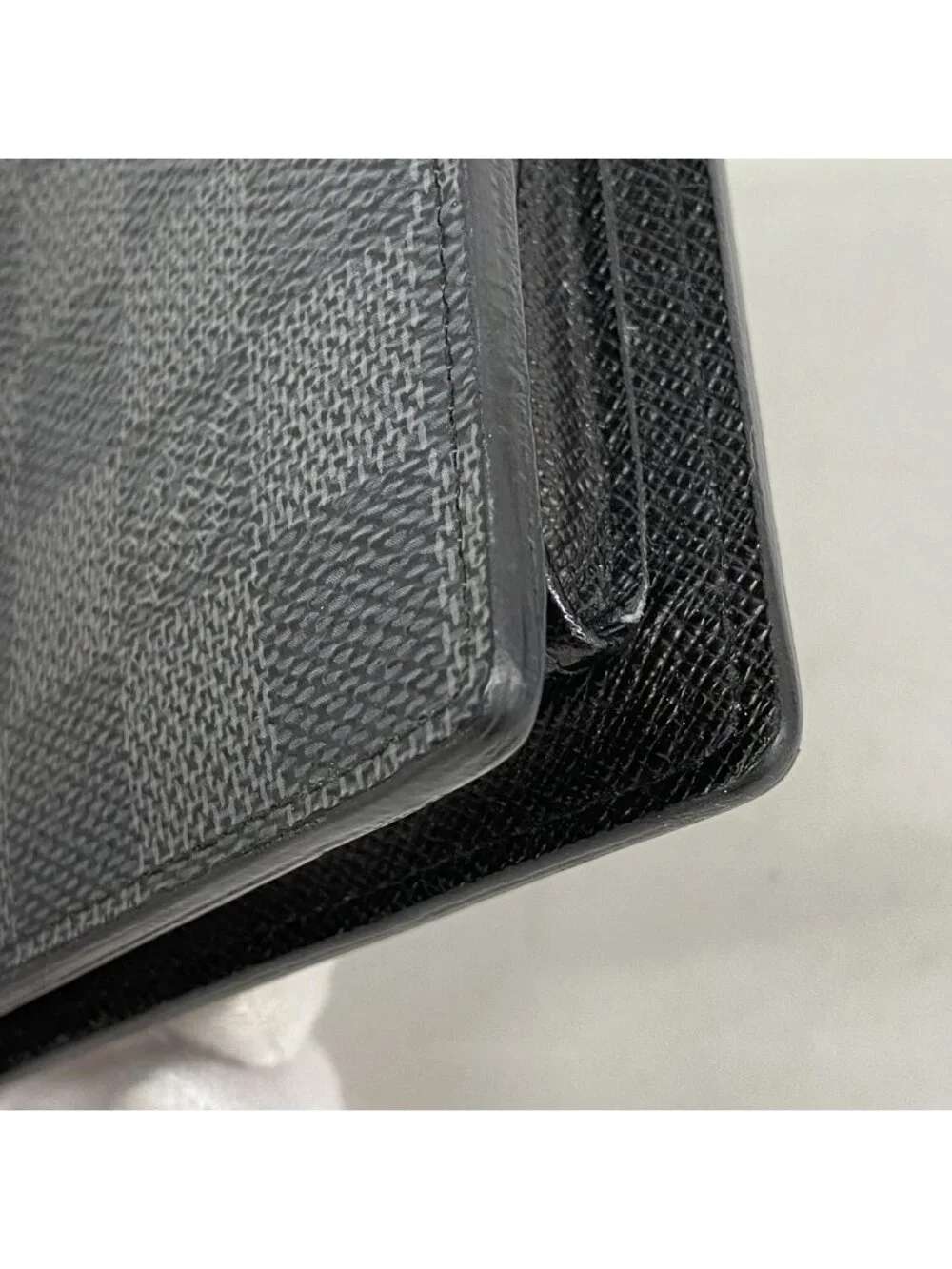 Louis Vuitton Wallet Damier Graphite Portefeuille Marco Black Gray